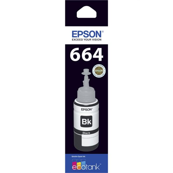 EPSON INK BOTTLE T 664 BLACK 1