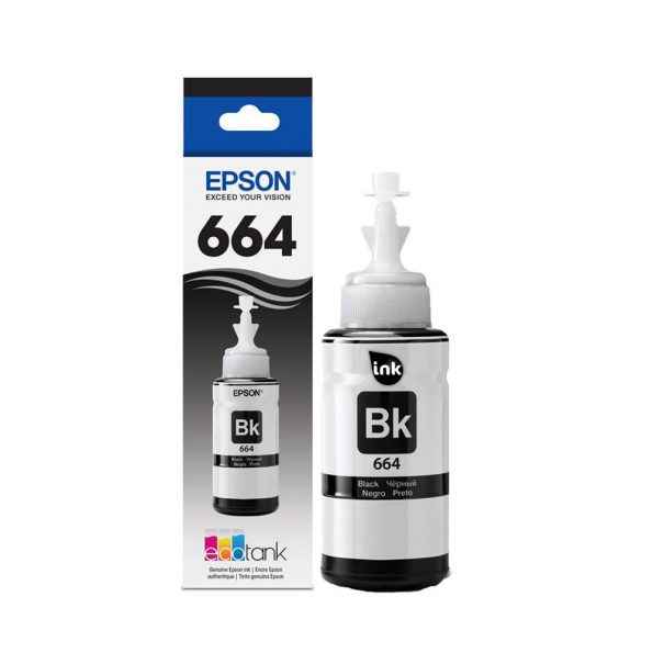 EPSON INK BOTTLE T 664 BLACK