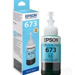 EPSON INK BOTTLE T 673 CYAN