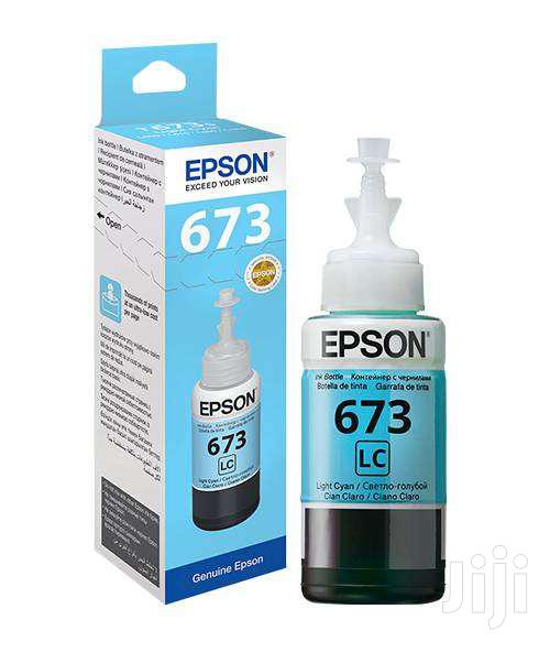 EPSON INK BOTTLE T 673 CYAN 1