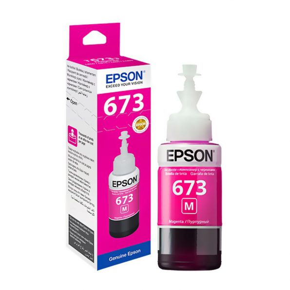 EPSON INK BOTTLE T 673 MAGENTA
