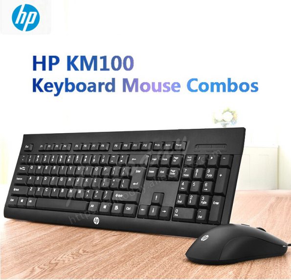 HP WIRED KB +MOUSE KM100 1