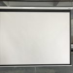 WALLMOUNT PROJECTOR SCREEN 145X145 1